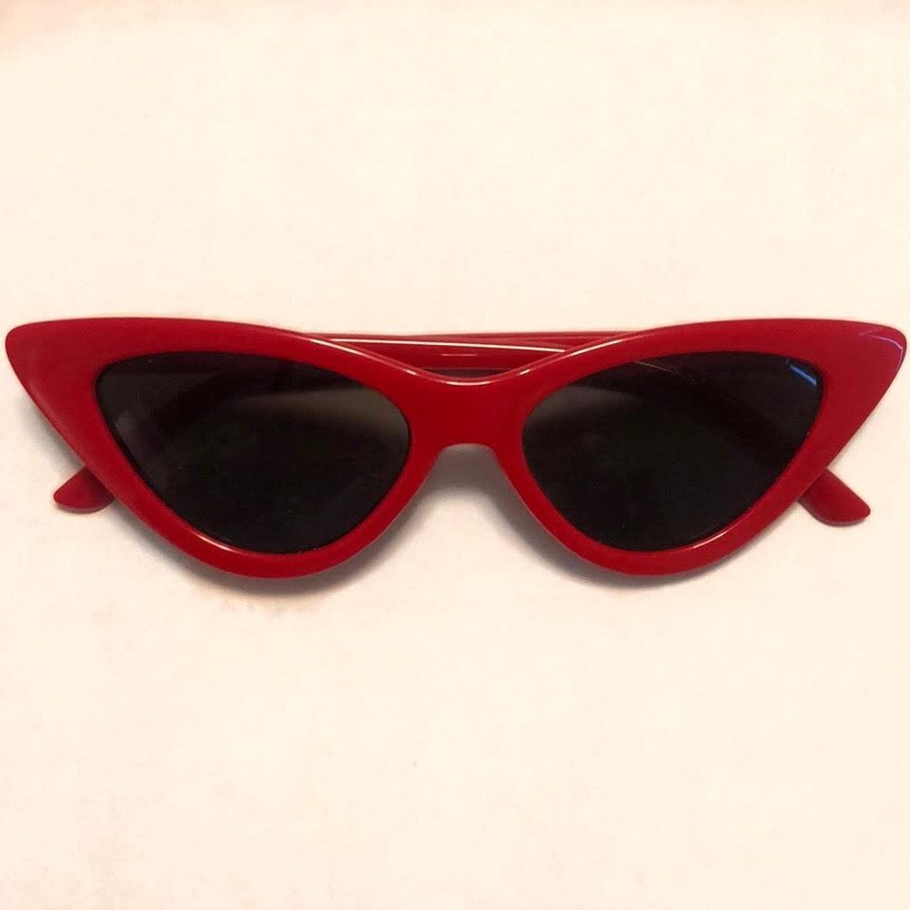 Red Cat Eye Sunglasses